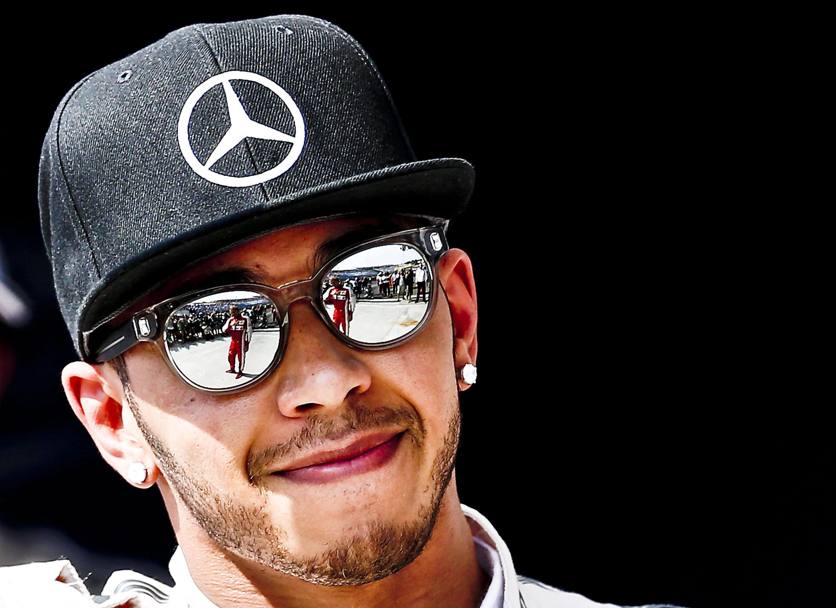 Un soddisfatto Lewis Hamilton (Epa)